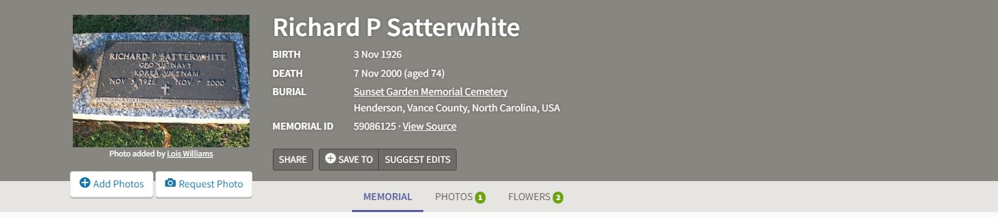 Image of EOC Richard P. Satterwhite