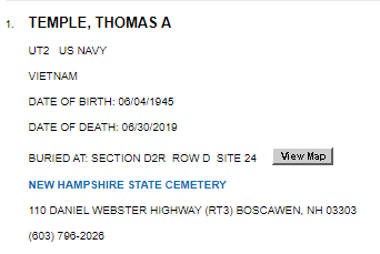 Image of UT2 Thomas A. Temple